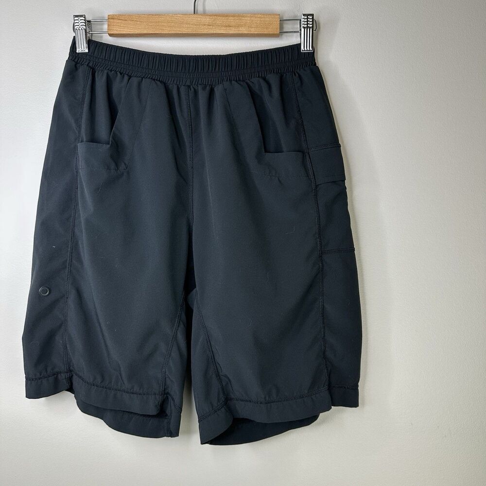 Lululemon Shorts Men's Size Small Black Wet Dry Warm 9” Inseam Running Active